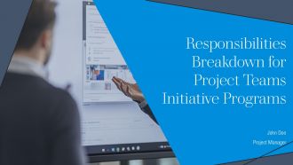 Responsibilities Breakdown For Project Teams Initiative Programs PPT Mockup AT