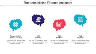 Responsibilities Finance Assistant Ppt Powerpoint Presentation Slides Brochure Cpb