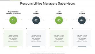 Responsibilities Managers Supervisors In Powerpoint And Google Slides Cpb