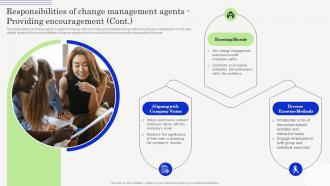 Responsibilities Of Change Management Agents Providing Change Management Agents Driving CM SS Attractive Best