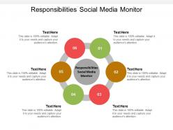 Responsibilities social media monitor ppt powerpoint presentation inspiration tips cpb