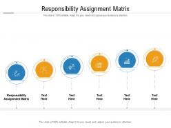 Responsibility assignment matrix ppt powerpoint presentation infographic template designs cpb
