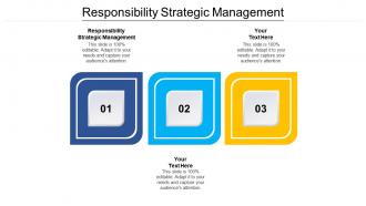 Responsibility strategic management ppt powerpoint presentation show slideshow cpb