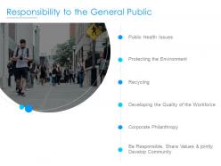 Responsibility to the general public ppt powerpoint presentation pictures templates