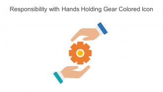 Responsibility With Hands Holding Gear Colored Icon Powerpoint Pptx Png And Editable Eps Format