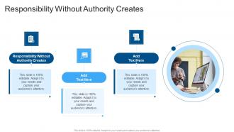 Responsibility Without Authority Creates In Powerpoint And Google Slides Cpb