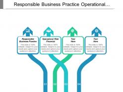 Responsible business practice operational risk financial digital experience management cpb