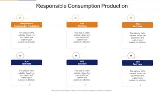 Responsible Consumption Production In Powerpoint And Google Slides Cpb