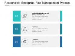 Responsible enterprise risk management process ppt powerpoint presentation portfolio cpb