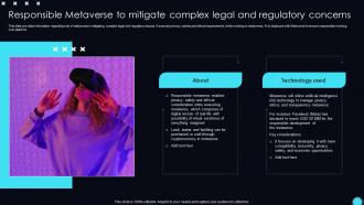 Responsible Legal And Regulatory Concerns Unveiling Opportunities Associated With Metaverse World AI SS V