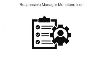 Responsible Manager Monotone Icon In Powerpoint Pptx Png And Editable Eps Format