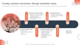 Responsible Marketing Creating Customer Convenience Through Sustainable Means