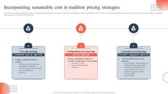 Responsible Marketing Incorporating Sustainable Cost In Tradition Pricing Strategies