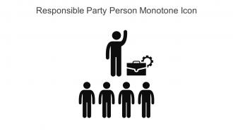 Responsible Party Person Monotone Icon In Powerpoint Pptx Png And Editable Eps Format