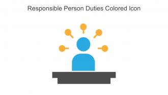 Responsible Person Duties Colored Icon In Powerpoint Pptx Png And Editable Eps Format