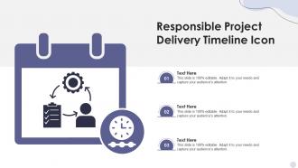Responsible Project Delivery Timeline Icon