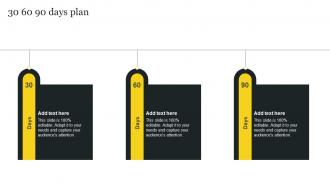 Responsible Tech Playbook To Leverage 30 60 90 Days Plan Ppt Infographic Template Deck