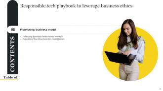 Responsible Tech Playbook To Leverage Business Ethics Powerpoint Presentation Slides