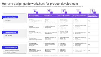 Responsible Technology Techniques Playbook Humane Design Guide Worksheet