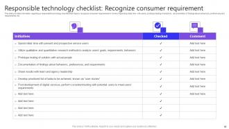 Responsible Technology Techniques Playbook Powerpoint Presentation Slides Analytical Informative