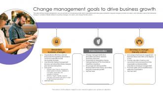 Responsive Change Management Change Management Goals To Drive Business CM SS V