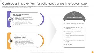 Responsive Change Management Continuous Improvement For Building CM SS V