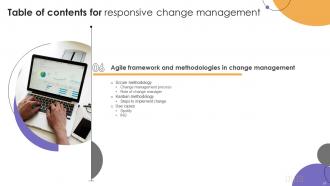 Responsive Change Management Powerpoint Presentation Slides CM CD V Colorful Customizable