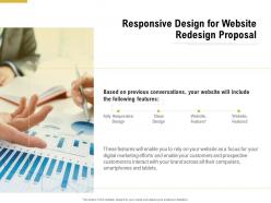 Responsive design for website redesign proposal ppt powerpoint presentation summary