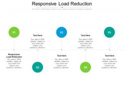 Responsive load reduction ppt powerpoint presentation diagram ppt cpb