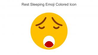 Rest Sleeping Emoji Colored Icon In Powerpoint Pptx Png And Editable Eps Format