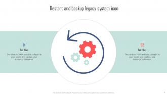 Restart And Backup Legacy System Icon