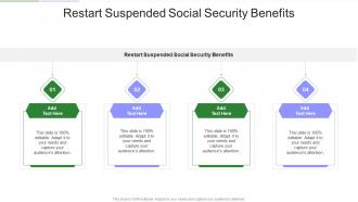 Restart Suspended Social Security Benefits In Powerpoint And Google Slides Cpb