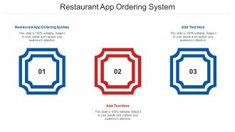 Restaurant App Ordering System Ppt Powerpoint Presentation Gallery Shapes Cpb