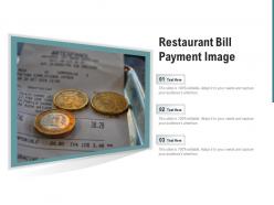 Restaurant Bill Payment Image