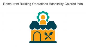 Restaurant Building Operations Hospitality Colored Icon In Powerpoint Pptx Png And Editable Eps Format