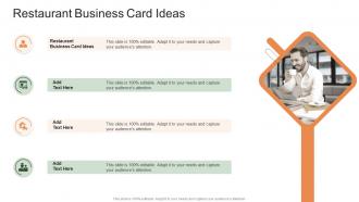 Restaurant Business Card Ideas In Powerpoint And Google Slides Cpb