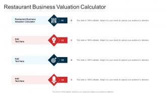 Restaurant Business Valuation Calculator In Powerpoint And Google Slides Cpb