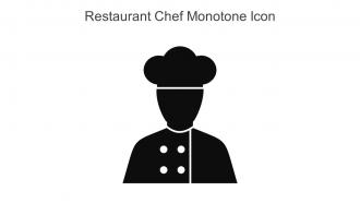 Restaurant Chef Monotone Icon In Powerpoint Pptx Png And Editable Eps Format