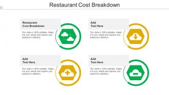 Restaurant Cost Breakdown Ppt PowerPoint Presentation Outline Gallery Cpb