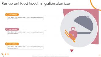 Restaurant Food Fraud Mitigation Plan Icon