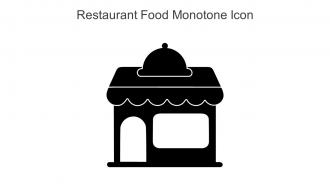 Restaurant Food Monotone Icon In Powerpoint Pptx Png And Editable Eps Format