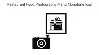 Restaurant Food Photography Menu Monotone Icon In Powerpoint Pptx Png And Editable Eps Format