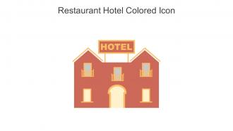 Restaurant Hotel Colored Icon In Powerpoint Pptx Png And Editable Eps Format