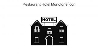 Restaurant Hotel Monotone Icon In Powerpoint Pptx Png And Editable Eps Format