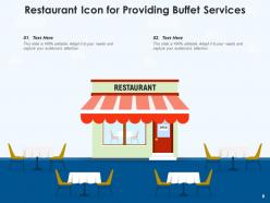 Restaurant Icon Service Decorated Customers Serving