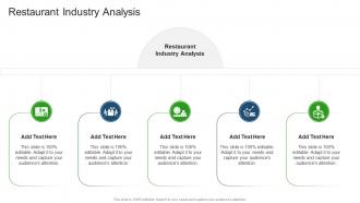 Restaurant Industry Analysis In Powerpoint And Google Slides Cpb