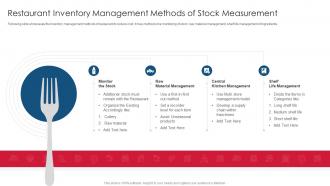 Restaurant Inventory Management Methods Of Stock Measurement