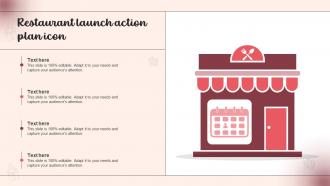 Restaurant Launch Action Plan Icon