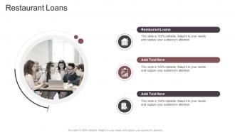 Restaurant Loans In Powerpoint And Google Slides Cpb