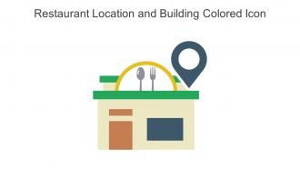 Restaurant Location And Building Colored Icon In Powerpoint Pptx Png And Editable Eps Format